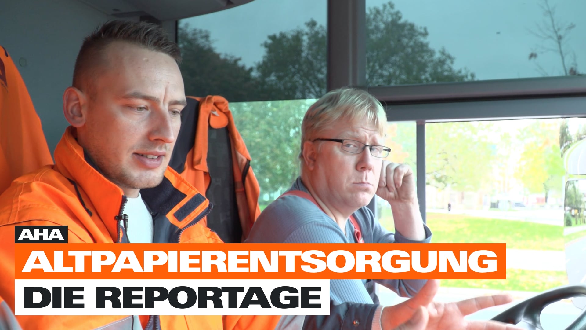 Vorschaubild Video Reportage aha – Altpapierentsorgung